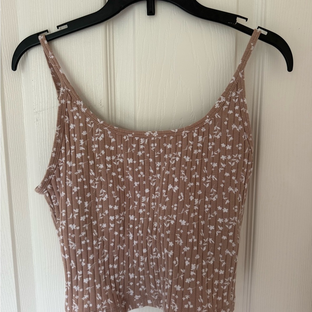 Old Navy Pink Smocked Fitted Camisole